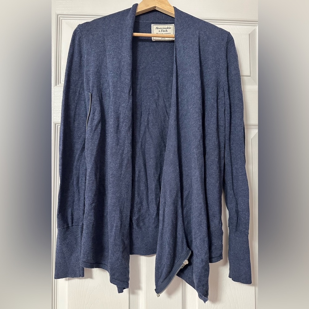 Abercrombie and fitch cardigan, blue